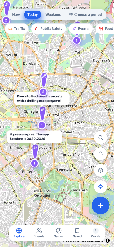 El mismo mapa, en su versión móvil.
